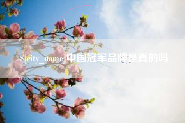 七台河中国冠军品牌是真的吗