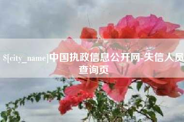 七台河中国执政信息公开网-失信人员查询页