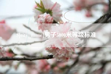 七台河男子5000米等级标准