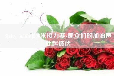 七台河500米接力赛-观众们的加油声此起彼伏