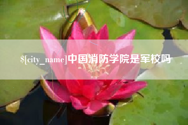 七台河中国消防学院是军校吗