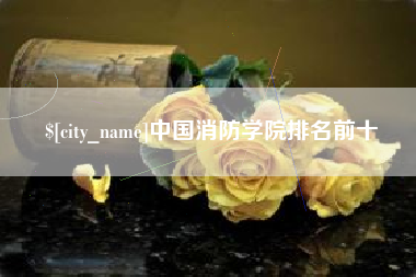 七台河中国消防学院排名前十