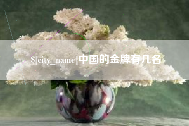七台河中国的金牌有几名