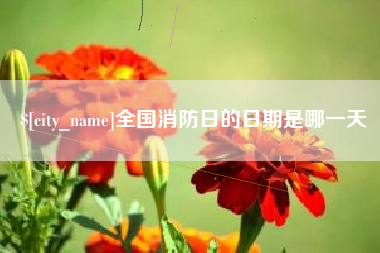 七台河全国消防日的日期是哪一天