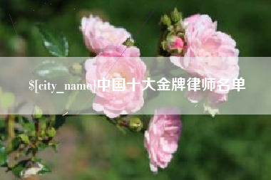 七台河中国十大金牌律师名单