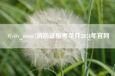 七台河消防证报考条件2024年官网