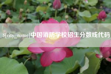七台河中国消防学校招生分数线代码