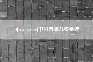 七台河中国有哪几枚金牌