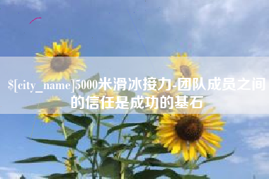 七台河5000米滑冰接力-团队成员之间的信任是成功的基石
