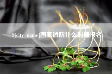 七台河国家消防什么时候报名