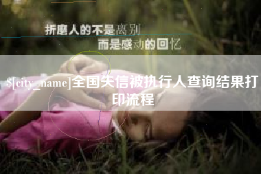 七台河全国失信被执行人查询结果打印流程