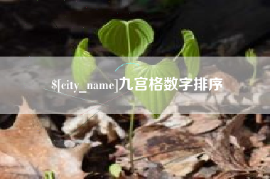 七台河九宫格数字排序
