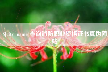 七台河查询消防职业资格证书真伪网站