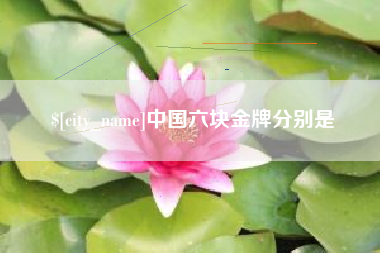 七台河中国六块金牌分别是