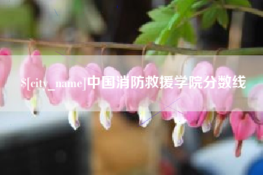 七台河中国消防救援学院分数线